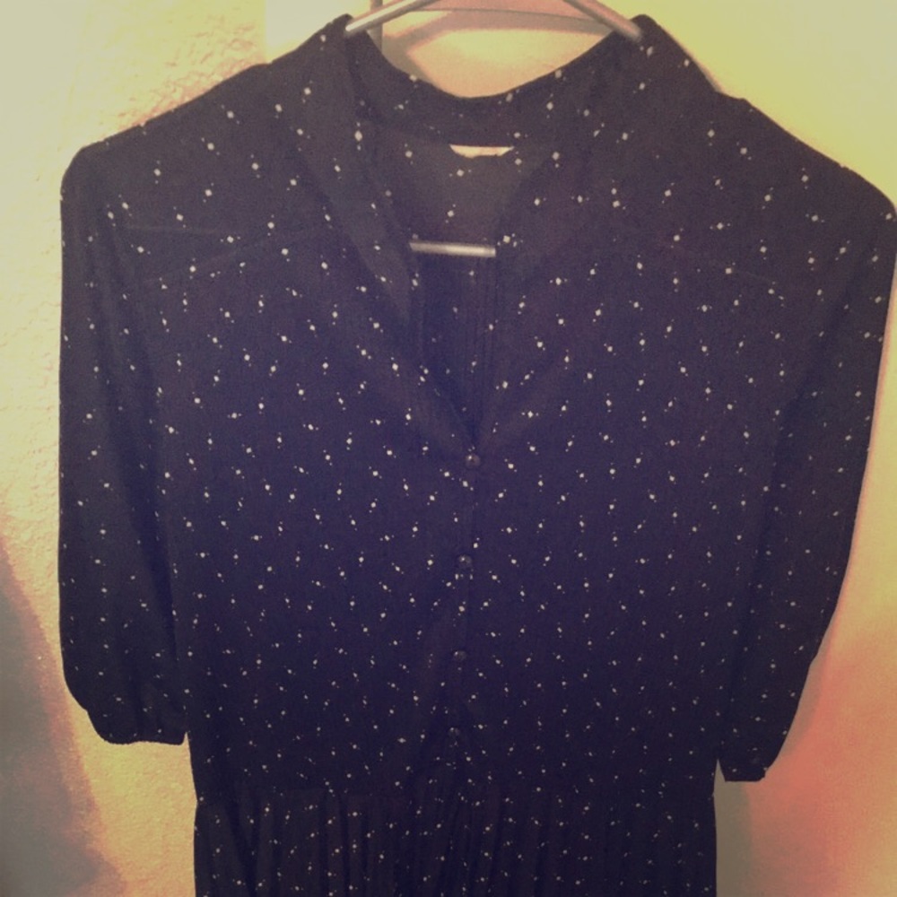 Vintage black and white dress!